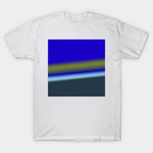 BLUE GREEN PINK TEXTURE ART T-Shirt